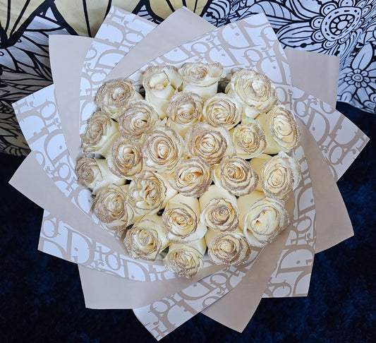 Glitter-ize Rose Tips Bouquet